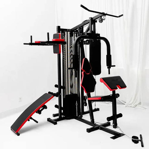 3 STATION GYM WITH PUNCHING BAG
