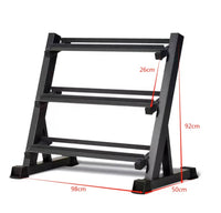 3 TIERS DUMBBELL RACK