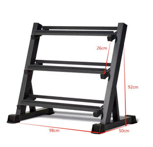 3 TIERS DUMBBELL RACK