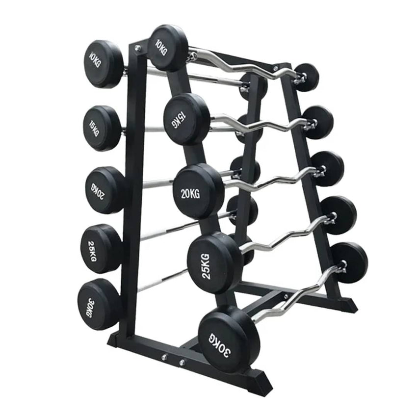 FIXED OLYMPIC RUBBER DUMBBELL RACK