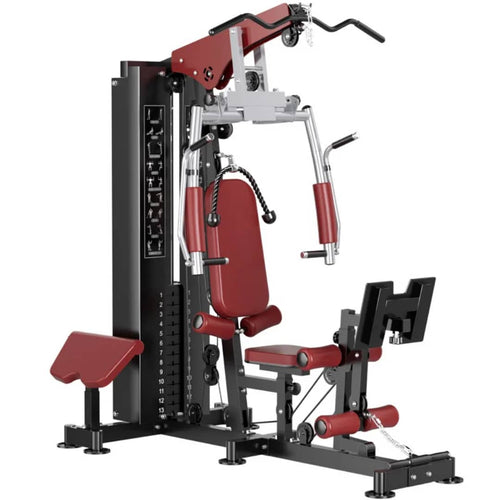 ONE STATION GYM WITH LEG PRESS