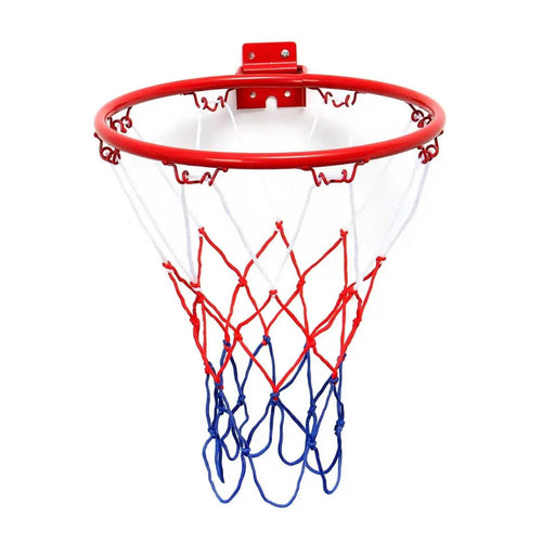 BASKETBALL NET AND BALL