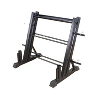 3 TIERS DUMBBELL RACK WITH OLYMPIC